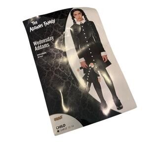 Spirit Wednesday Addams child large Halloween costume dress A3 2974